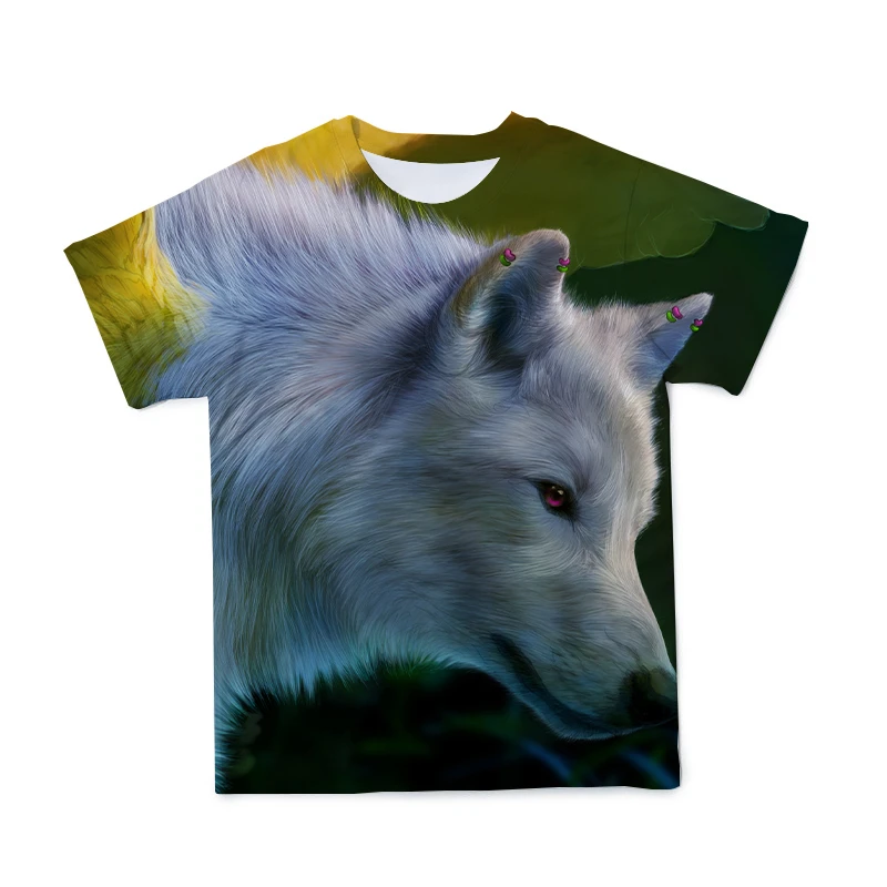 

2021 New Men's Anime 3d Printed Polyester Street Wear Casual Loose And Comfortable Funny Short-sleeved T-shirt