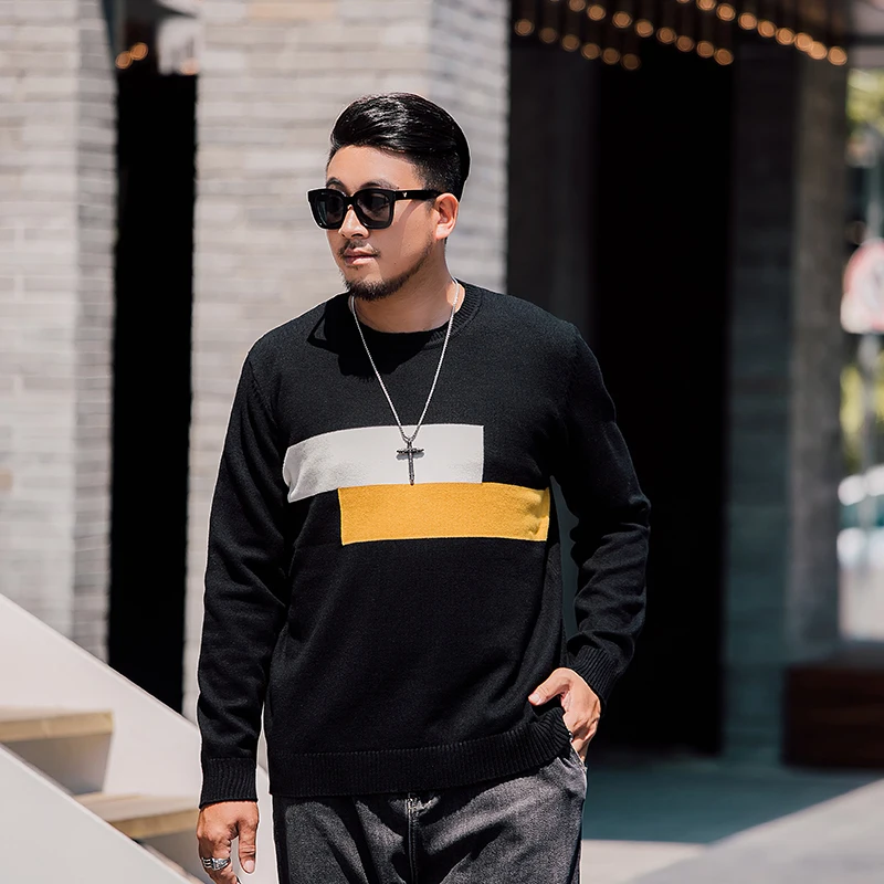 Новинка зимы, 5XL, 6XL, 7XL размера плюс, несколько стилей, свитера для мужчин, вязаный пуловер для мужчин, большой размер, XXL-7XL, Повседневный свитер для мужчин