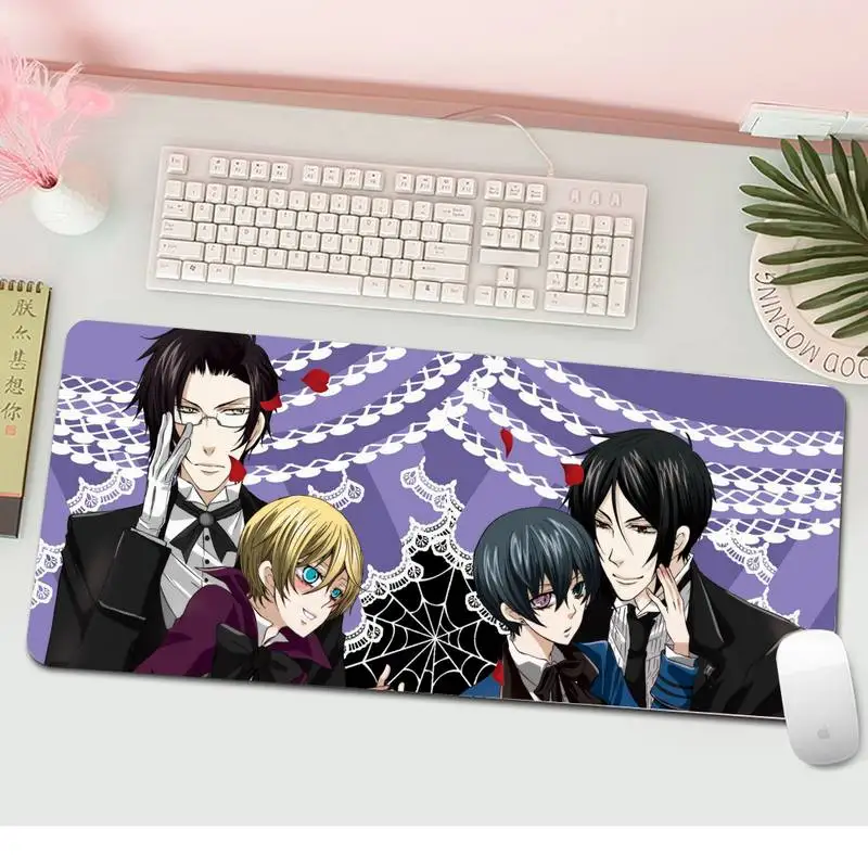 

Japanese Anime Black Butler laptop Rubber Mouse Mat Gaming Mousemat XL Large Keyboard PC Desk Mat Takuo Anti-Slip Comfort Pad