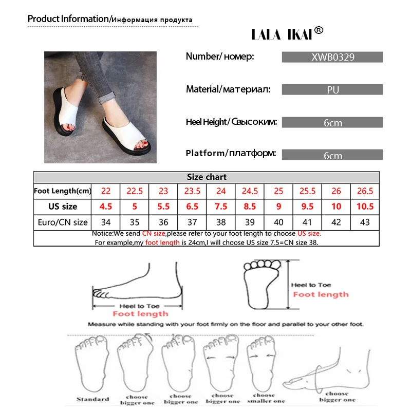 Женские сандалии на плоской подошве LALA IKAI летние шлепанцы с круглым носком