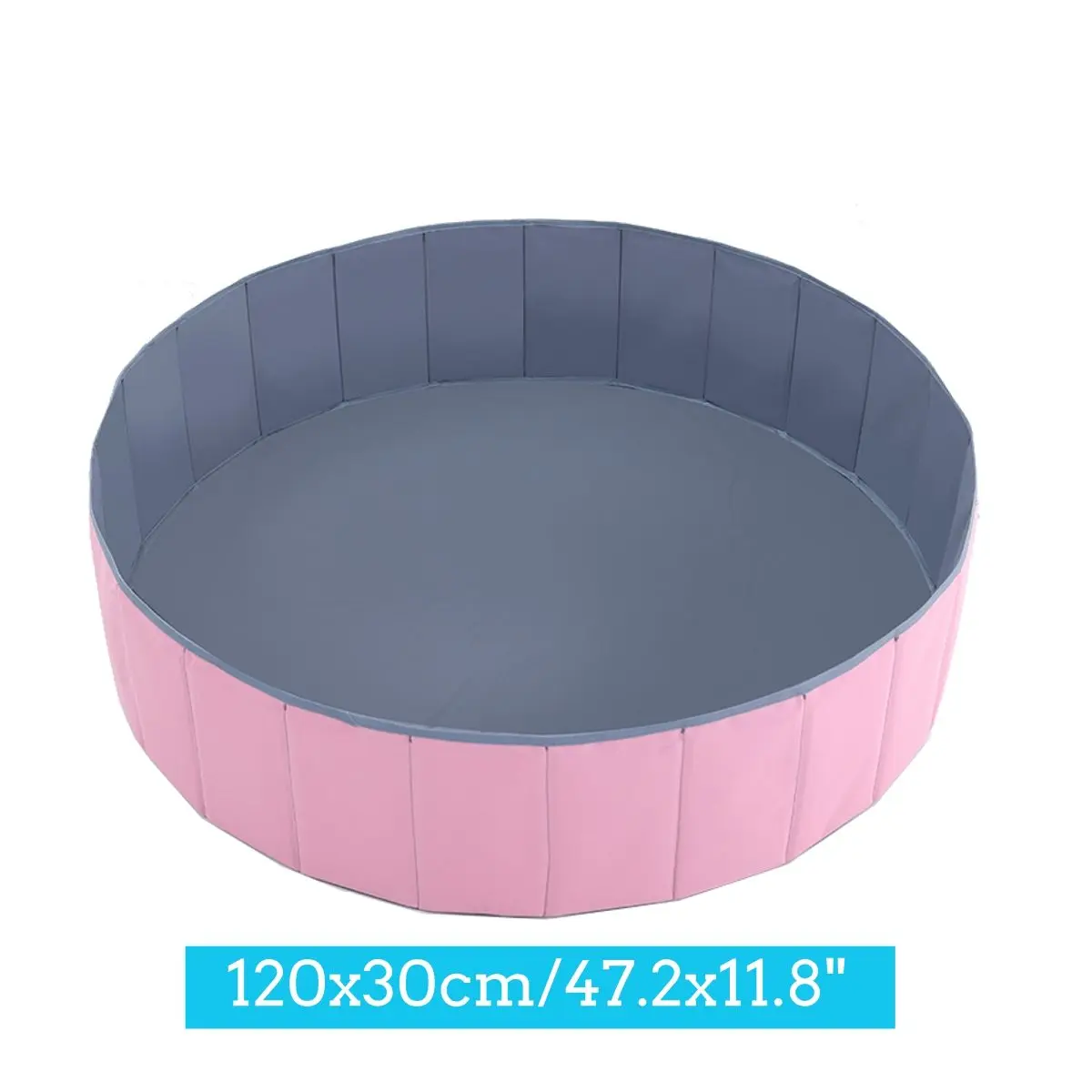PinkGrey 120x30cm Детский манеж, блестящий мяч, ямы, складной мяч, бассейн, 100 шт, Океанский шар, игрушка, моющийся, складной забор, 3 размера - Цвет: PinkGrey 120x30cm