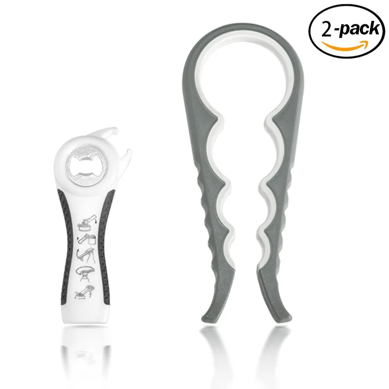 Лучшие продажи открывалка для бутылок с перекрещивающимися краями набор из двух