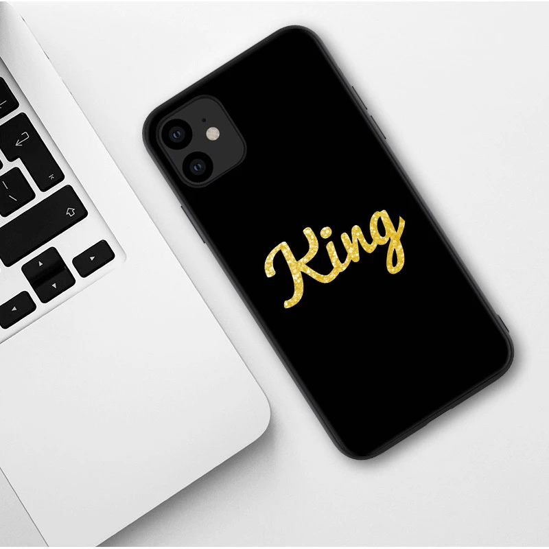 King Mobile Phone Case TPU for iPhone SE 2020 11 Pro X XR XS Max 7 8 6 6s Plus 5 5s Cover | Мобильные телефоны и