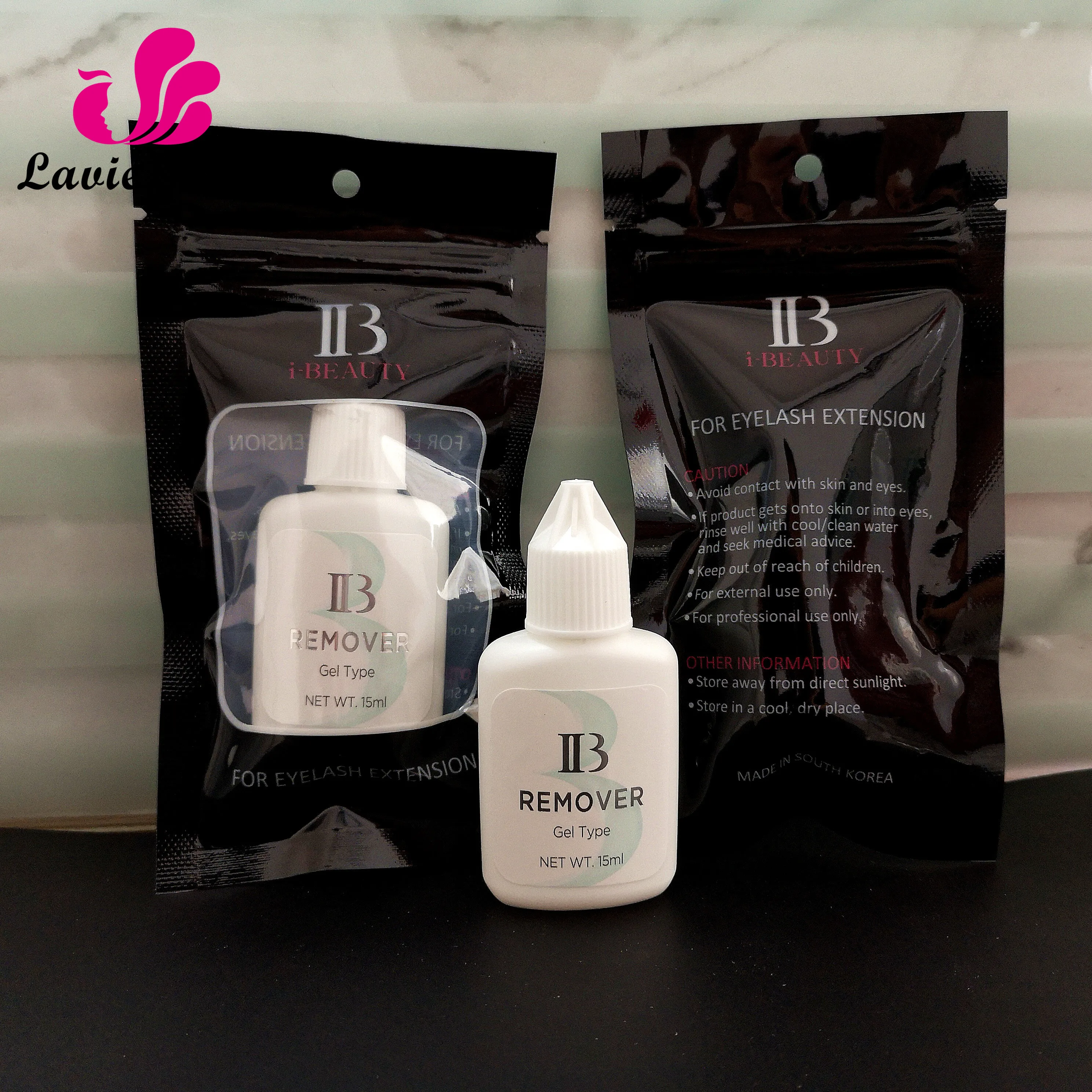 1 флакон прозрачного геля ibeauty IB для удаления клея наращивания ресниц из