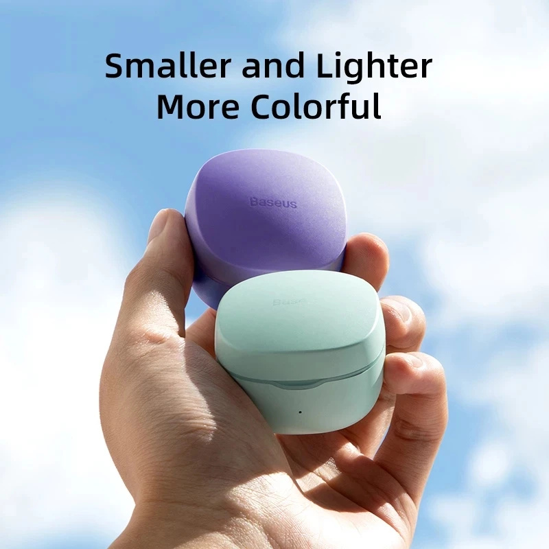 

Baseus TWS Mini Bluetooth Headphone 5.0 WM01 Wireless Bluetooth Earphones Noise Stereo In-Ear Touch Control Gaming Headset