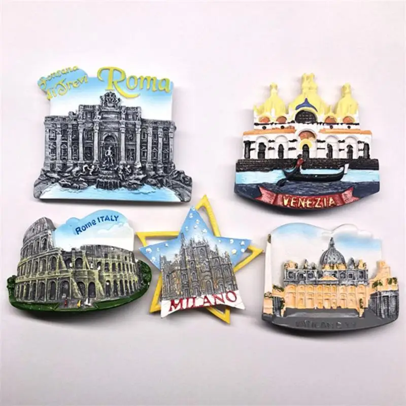 Магнитная дорожная сувенирная наклейка на холодильник итальянские