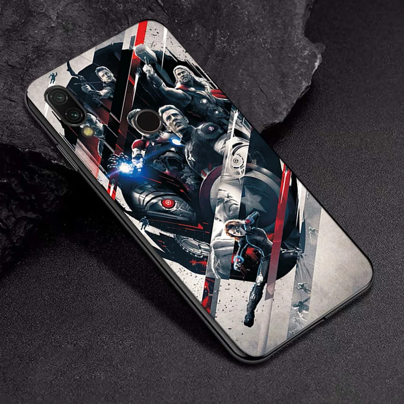 Для Xiaomi Redmi 7 7A чехол Marvel Deadpool черный ТПУ чехол для телефона для Redmi 6 6A 8 8A чехол Redmi 5A 5 Plus чехол Железный человек Redmi 4X - Цвет: TPUBLK658