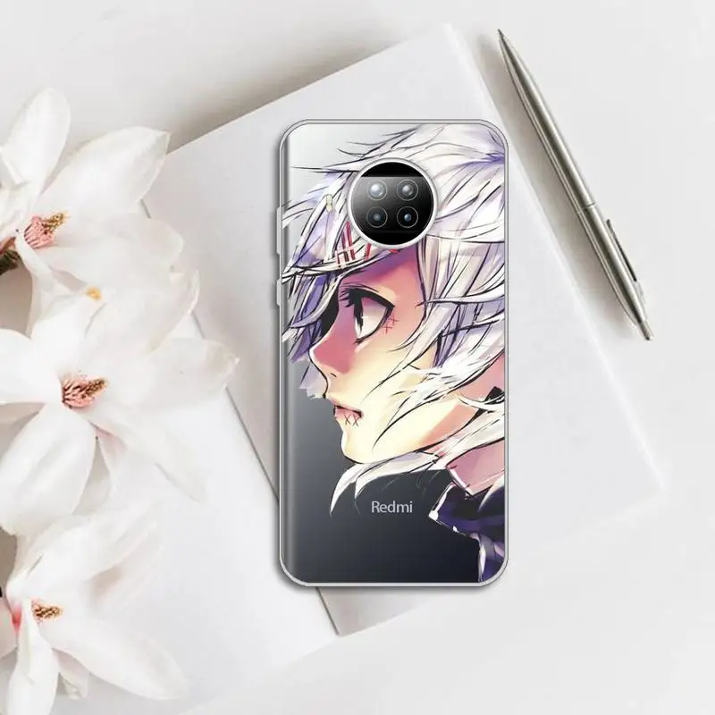 

anime JUUZOU SUZUYA Tokyo Ghouls Phone Case Transparent Xiaomi mi note 10 8 9 t HUAWEI p30 40 11 Samsung S 8 9 10 20 pro lite
