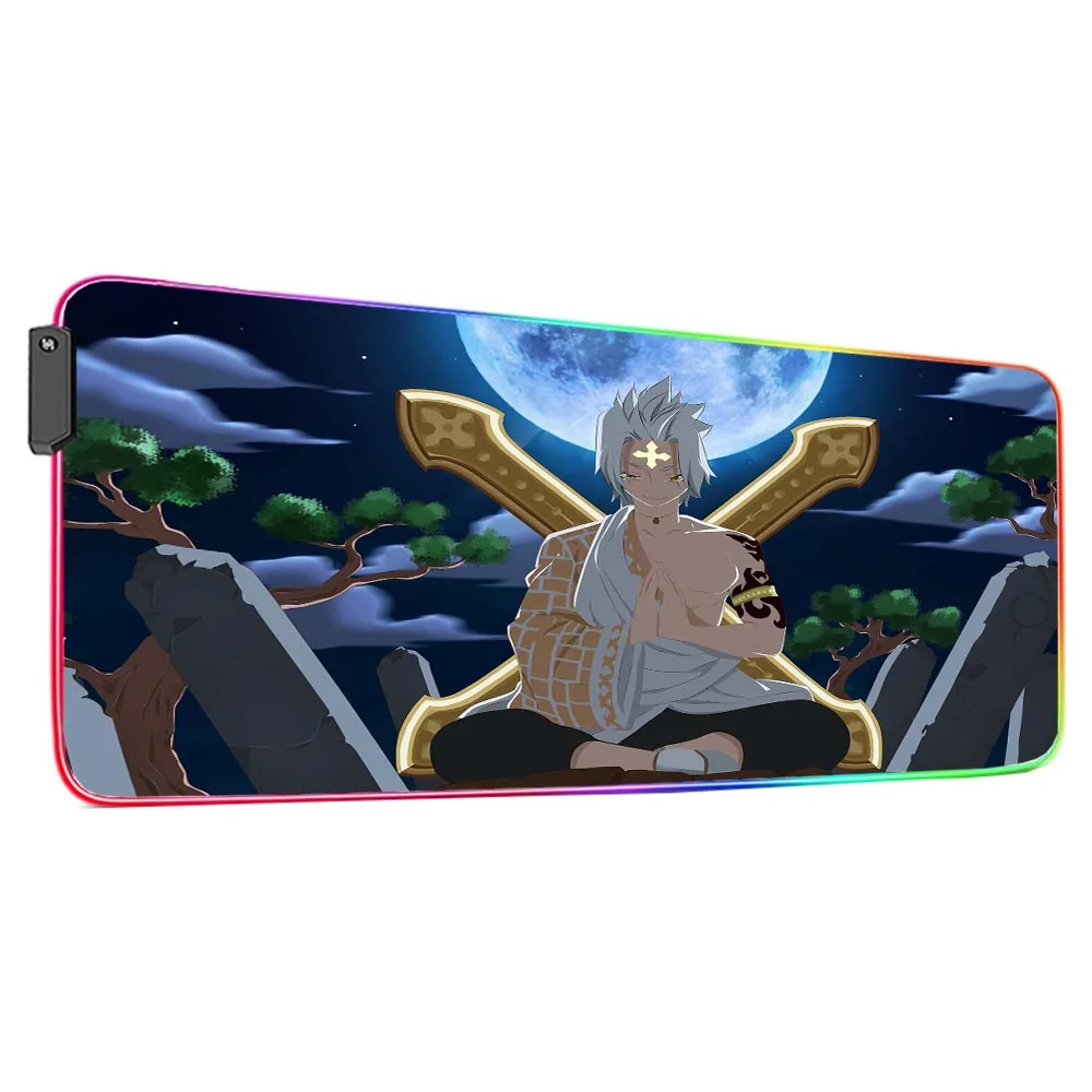 

Full Computer, Keyboard, Jujosu Kaisen, Kawaii Anime Rgb Mouse Pad, Game Accessories, Satsuper Gojo