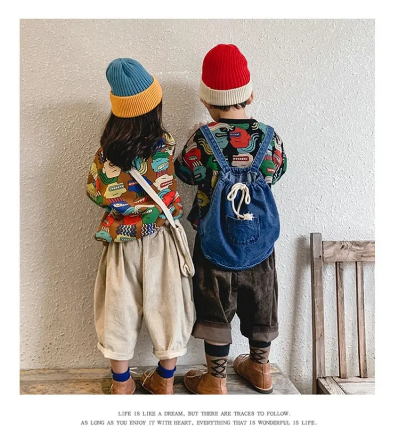 

MANBOY 2020 winter children new design shirt, boy and girls fashion long-sleeved shirt, kids clothes