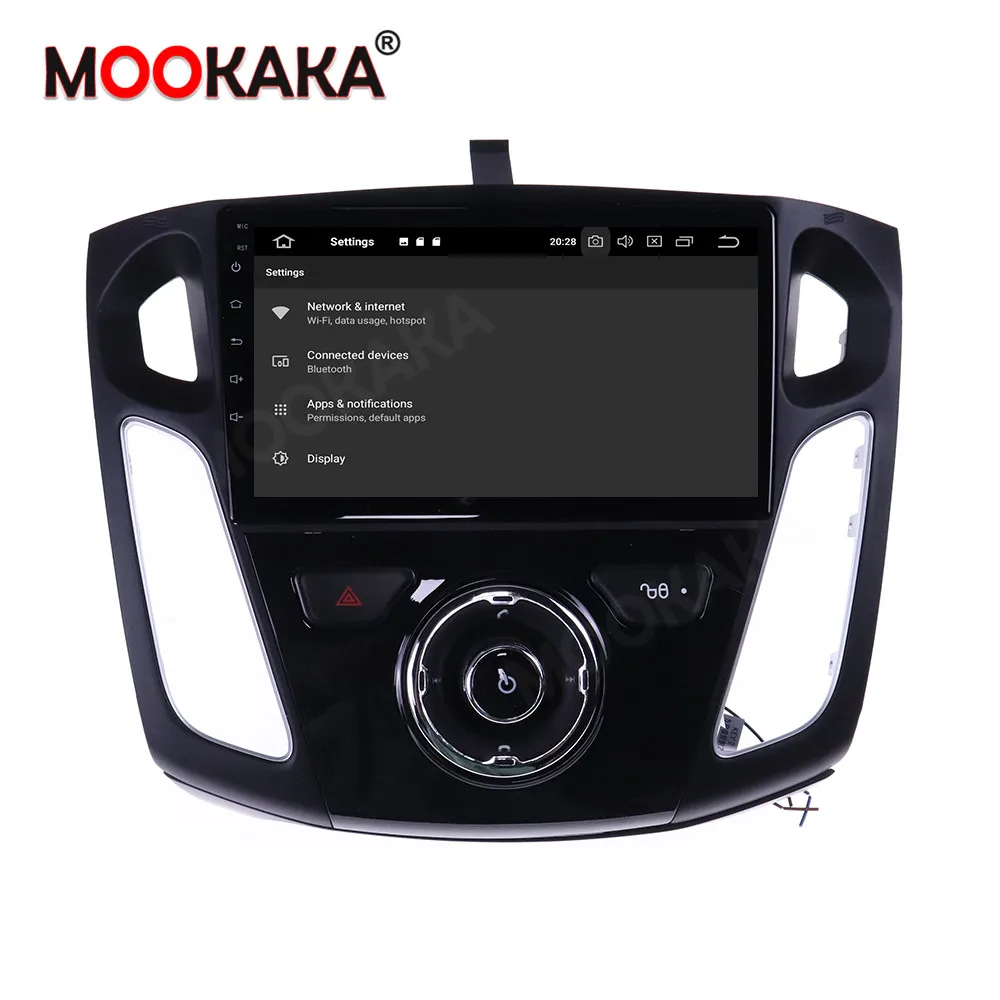 Android 10 автомобильный радиоприемник мультимедийный плеер с GPS для Ford Focus 2012-2017