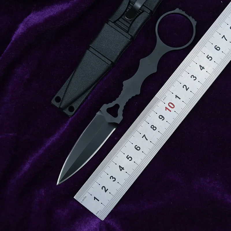 LEMIFSHE 176T фиксированный нож D2 стальное половинное лезвие из АБС пластика для охоты