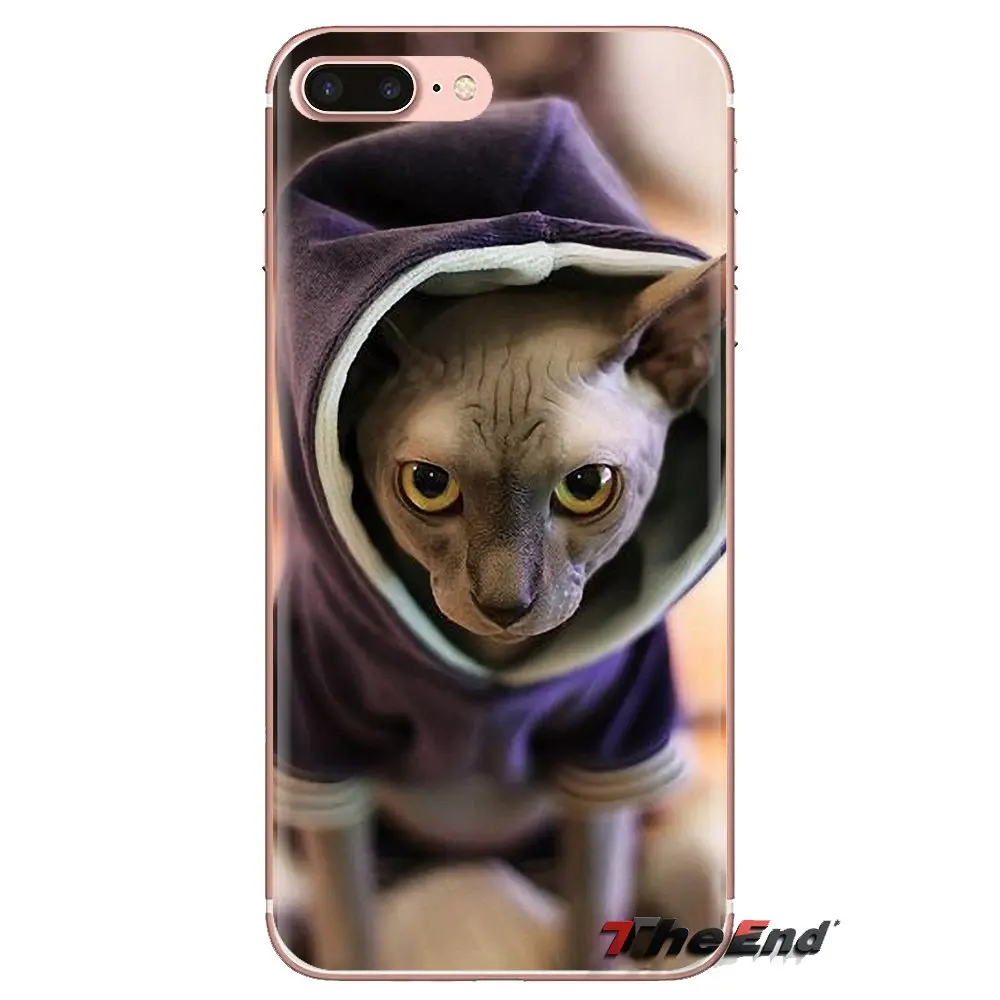 For Samsung Galaxy S3 S4 S5 Mini S6 S7 Edge S8 S9 S10 Plus Note 3 4 5 8 9 Friendliest sphynx cat kitty Poster Phone Shell Covers |