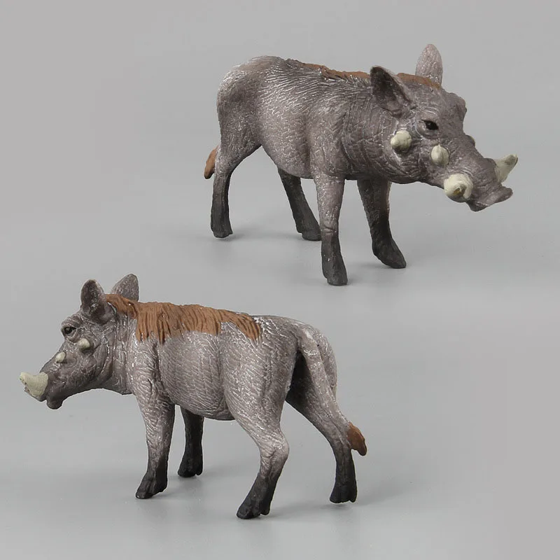 Моделирование оленя Warthog Lynx Mandrill Donkey Gibbon Porcupine Kiwi Bird Chimpanzee ПВХ фигурка модели
