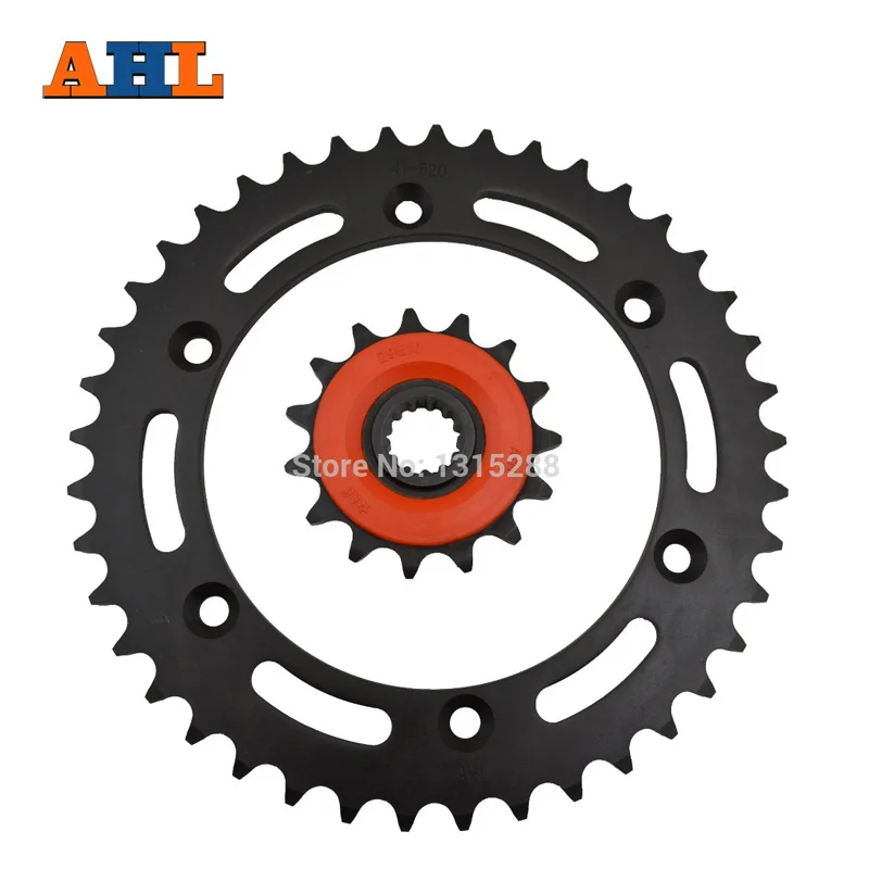 Передняя и задняя звездочки AHL комплект для SUZUKI DRZ400 DR Z400 type 520 41 15 зубьев за