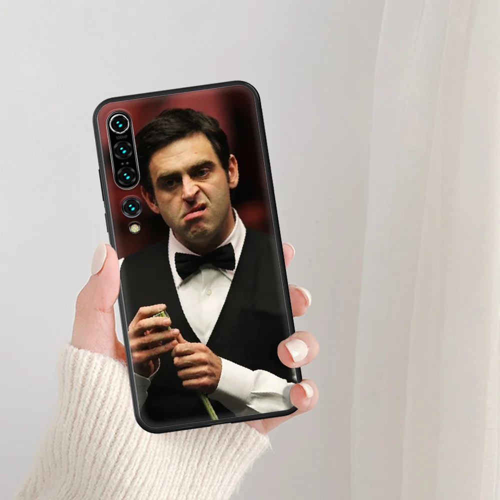 

Snooker star Ronnie Antonio O'Sullivan Phone Case For Xiaomi Mi Note 10 A3 9 MAX 3 A2 8 9 Lite Pro Ultra black Shell Tpu Funda