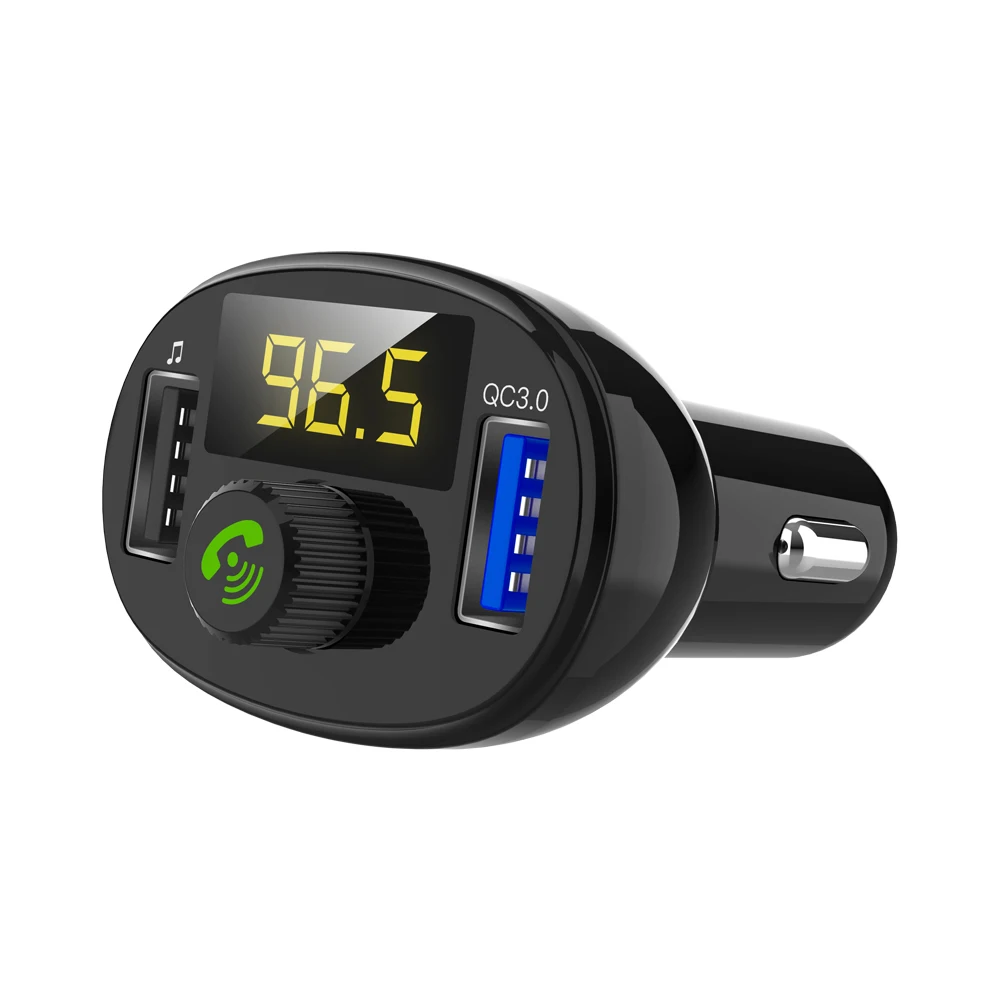 Автомобильный комплект с Bluetooth KORSEED QC 3 0 быстрое зарядное устройство двумя USB