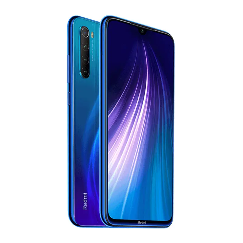 Xiaomi Redmi Note 8 с глобальной прошивкой, 4 ГБ, 64 ГБ, восьмиядерный смартфон Snapdragon 665, 6,3 дюйма, 48мп, четырехъярусная камера заднего вида, поддерживает зарядное устройство 18 Вт