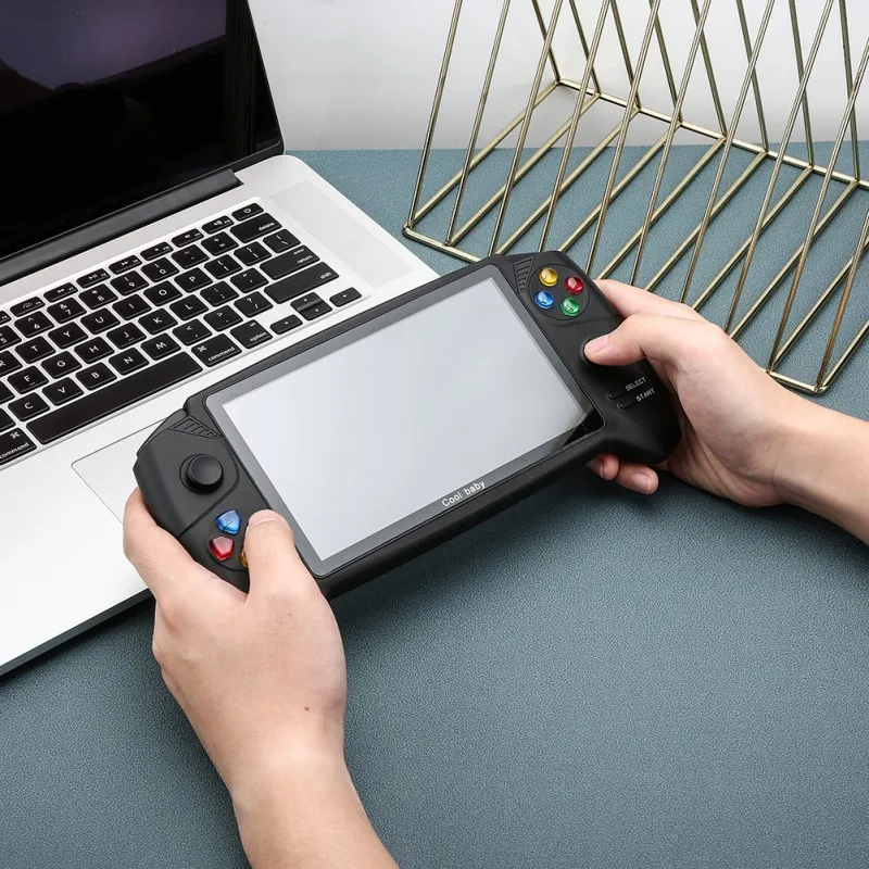 RS 08 классические портативные игровые приставки с рукояткой 7 0 дюйма в стиле ретро