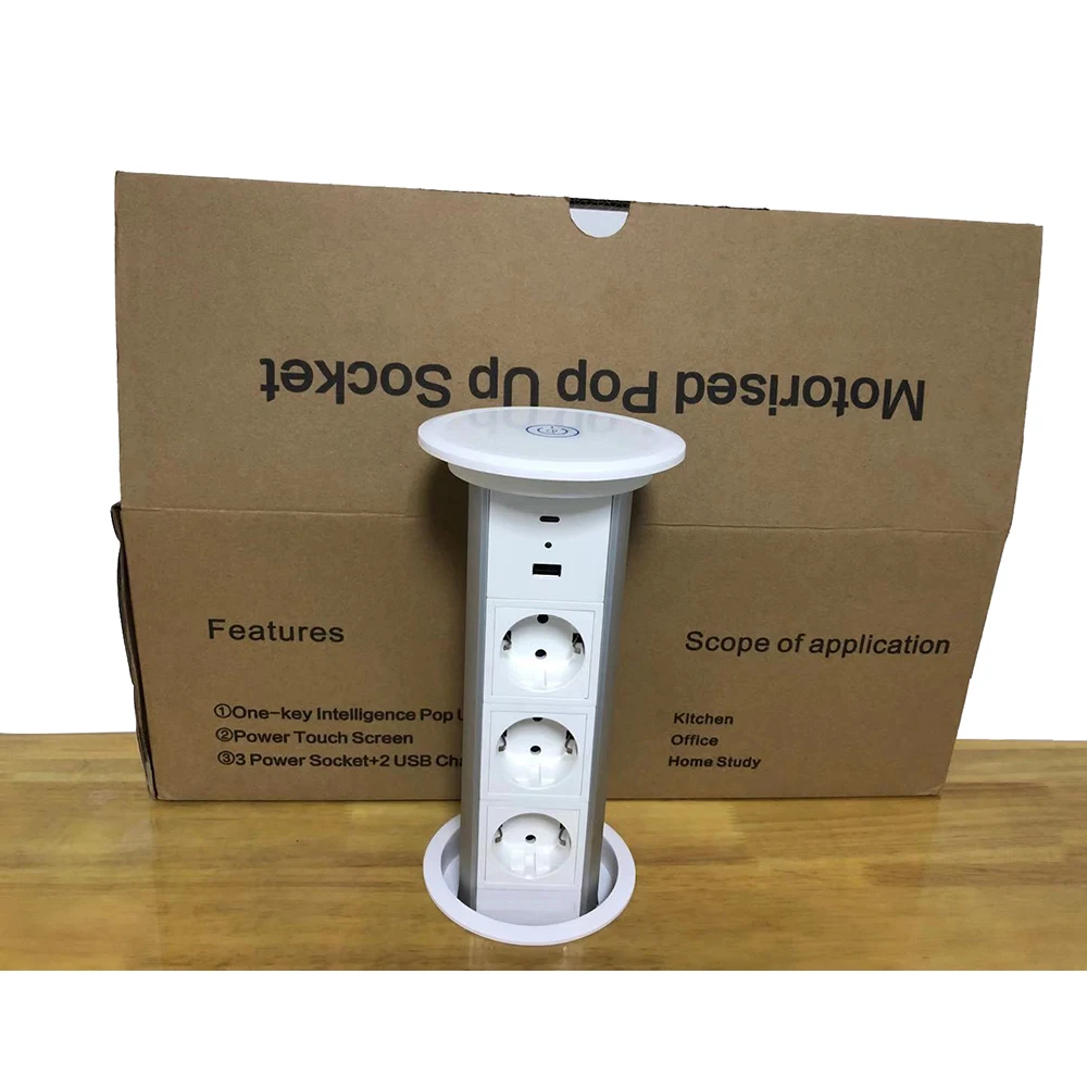 Новое поступление умный дом моторизованный всплывающий Электрический разъем