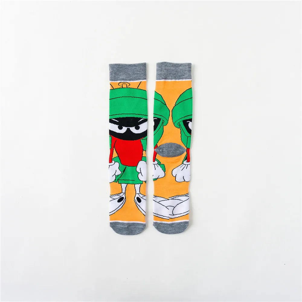 3 1 Pair funny animal unisex socks Casual Cartoon Cat socks Marvel socks Iron Man Captain America men socks Happy Funny women Sock - Цвет: 3