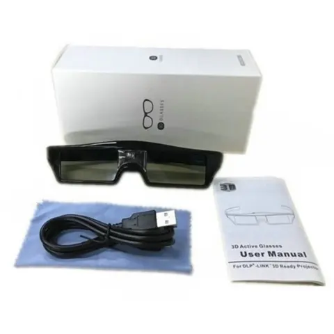 Очки 3D с активным затвором, перезаряжаемые очки для DLP-Link Optama Acer BenQ ViewSonic, очки с острыми проекторами