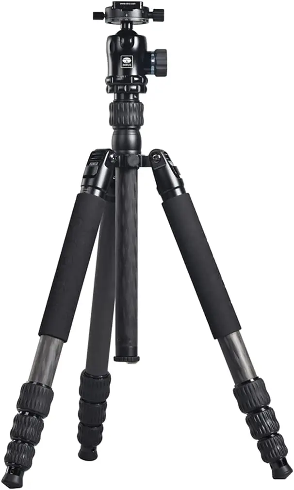 

SIRUI MT-2204+MT-20 Professional Carbon Fiber Camera Tripod with Ball Head, Monopod, Center Column, 61", Max. Load 33.07lb