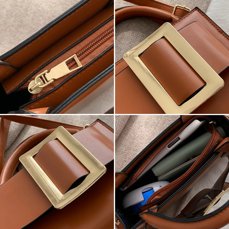 

Mini Crossbody Shoulder Bag For Women 2020 Quality PU Leather Designer Handbag Portable Messenger Travel Lipstick Bag Retro