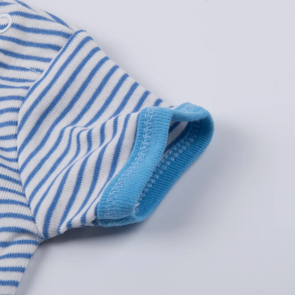 5 шт./лот комбинезоны для новорожденных повседневные хлопковые с короткими