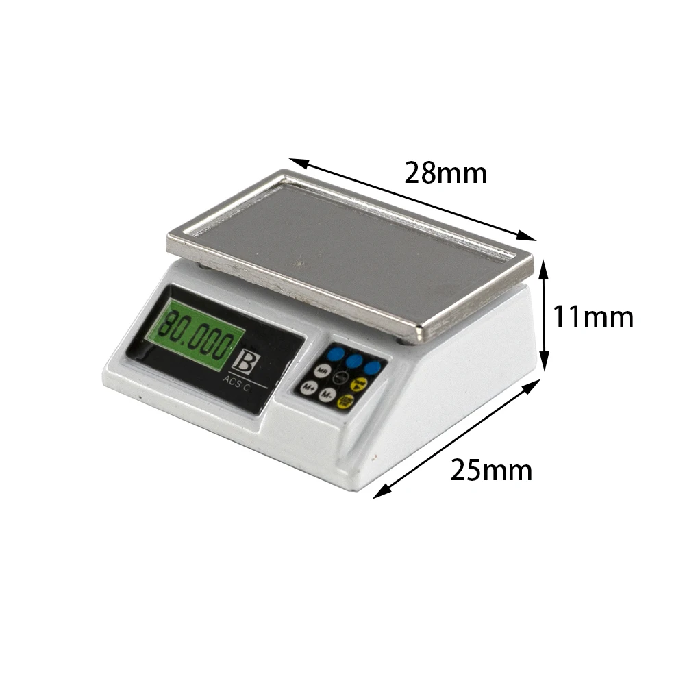 Миниатюрные аксессуары для кукольного домика металлические электронные