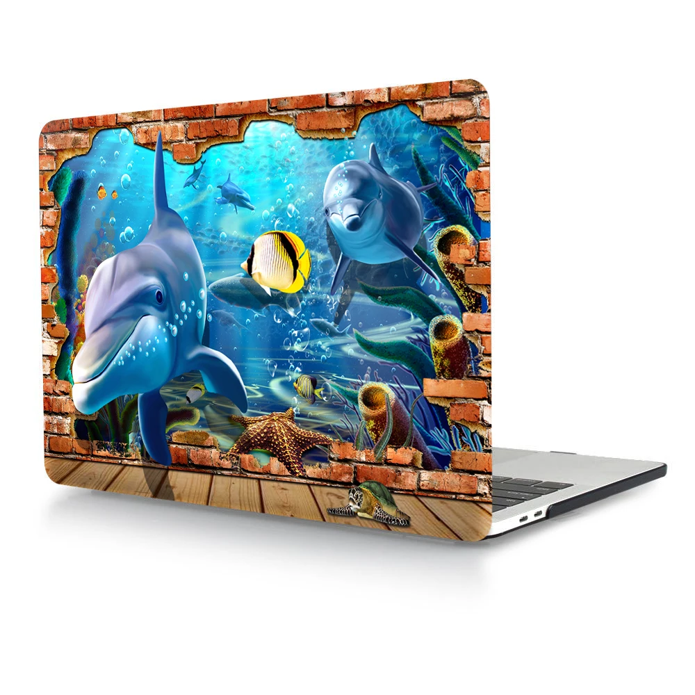 HRH, новинка, 3D, животное, аниме, мультфильм, корпус ноутбука, оболочка, защитный жесткий пластиковый чехол, рукав, крышка для Macbook Pro 13, сенсорная панель, A2159