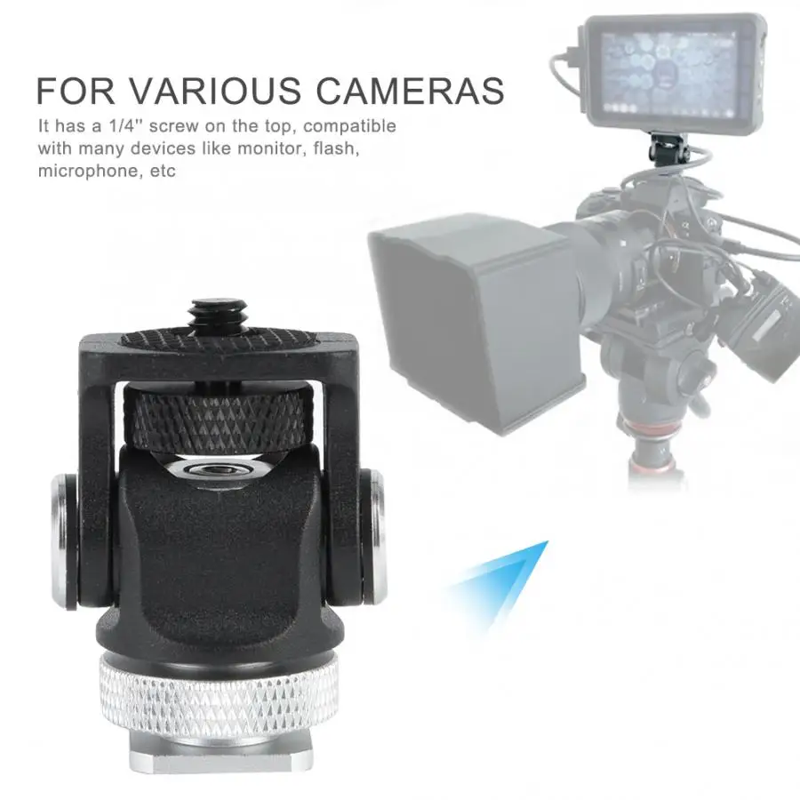 Головка для штатива мини-кронштейн крепления внешней вспышки монитора микрофона