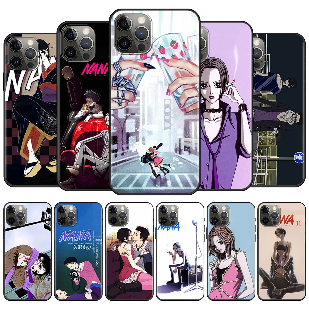 

Phone Case For Apple iPhone 11 13 12 Pro Max Mini XR X 7 6S 8 Plus 5 5S XS SE(2020) Silicone Coque Personalized nana