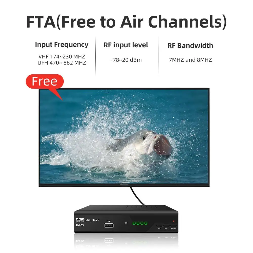 DVB-T2 HD ТВ тюнер DVB-C комбо цифровой эфирный приемник Youtube AC3 аудио декодер Полностью