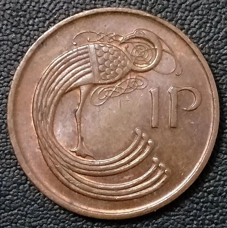 ИРЛАНДИЯ 1 Пенс монеты Европа 100% оригинальная монета для коллекции старых 20 3