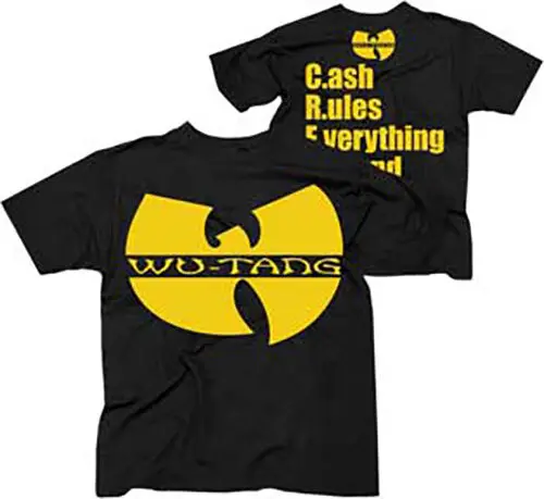 Raekwon Wutang Clan - Denaro Rules-футболка S-M-L-XL-2XL Nuovo Ufficiale | Мужская одежда
