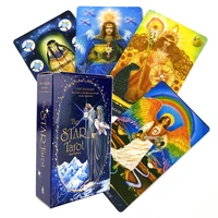 the star tarot deck leisure party table game high quality fortune telling prophecy oracle cards with pdf guidebook