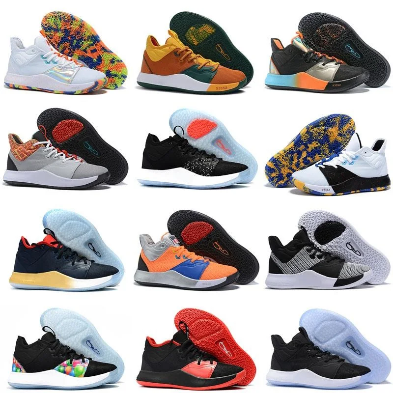 Баскетбольные кроссовки Pauls Georges PG 3 S PALMDALES III P. GEORGES Звездные синие оранжевые
