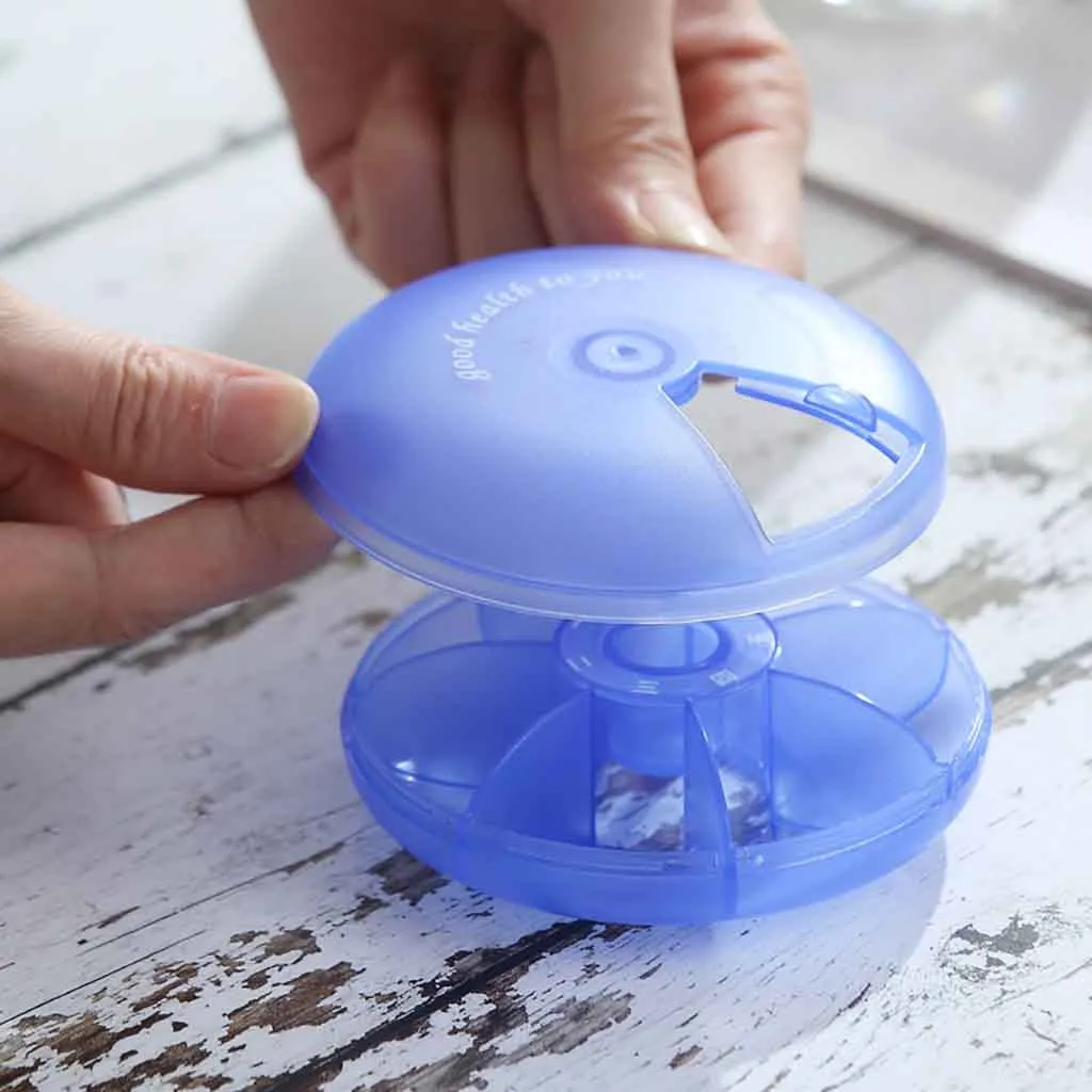 Travel Pill Box Medicine Tablet Storage Vitamin Dispenser Organiser 7 Day Home Organization | Дом и сад