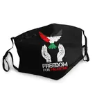 Маска унисекс для лица, Свобода для Палестины, моющаяся, защита от смога, защитный респиратор