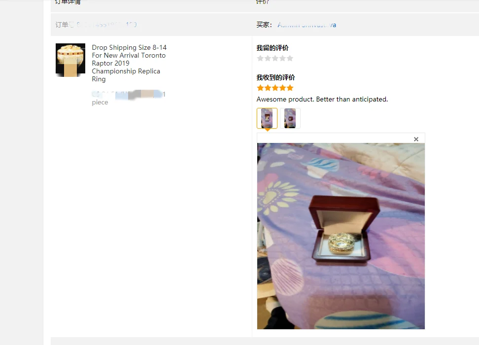 2019 Канада Раптор кольцо ЧЕМПИОН размер кольца заказной дизайн L 2/L 7 высокое