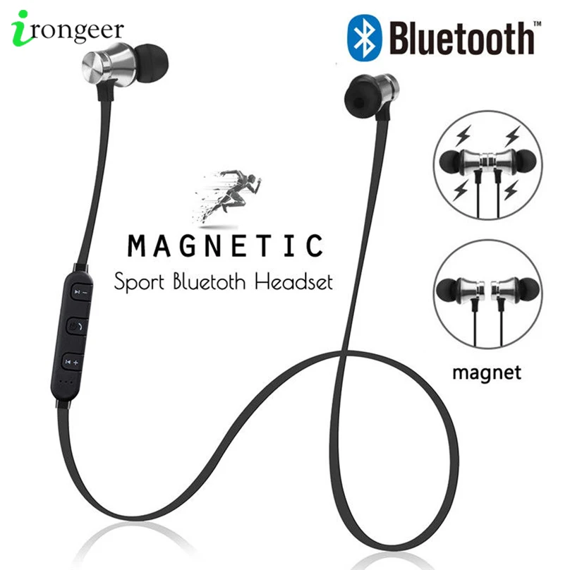 Магнитные наушники XT11 с Bluetooth 4,2, спортивные наушники для бега, беспроводная гарнитура с шейным ремешком, наушники с микрофоном, стереомузыка для iPhone, Android