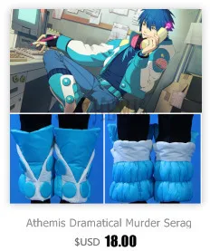 Athemis Dramatical Murder Seragaki Aoba перчатка аниме косплей на заказ любой размер высокое качество
