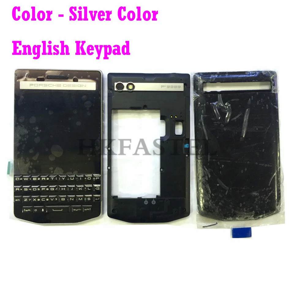 Для BlackBerry Porsche Design P'9983 P9983 9983 полный корпус для мобильного телефона рамка задняя крышка клавиатура с ЖК-дисплеем