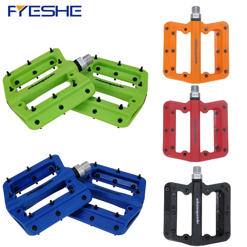 Велосипедная педаль из нейлона углеродное волокно плоская платформа педали