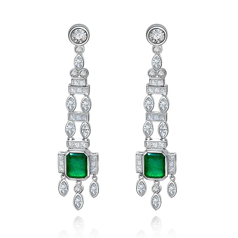

Designer Fashion 925 Sterling Silver Jewelry 3A Cubic Zirconia Party Earring