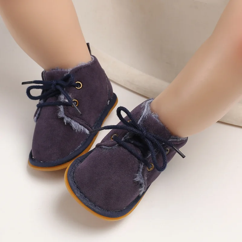 Unisex Toddler Shoes Boy Soles Thicken Babies Shoes for Baby Girl Cotton Fabric Winter Newborn Infant Baby Girl Boots