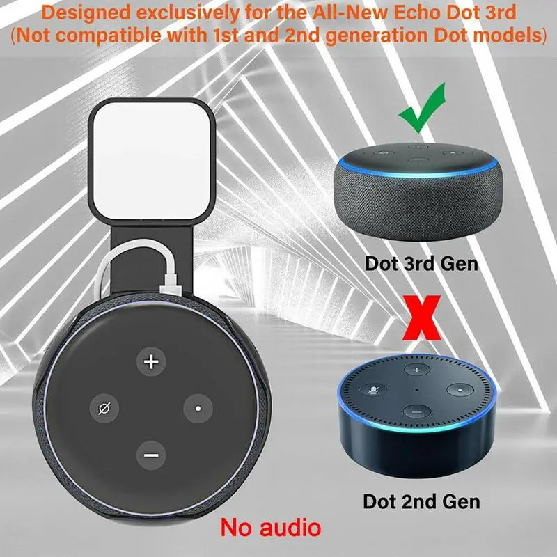 Для Amazon Echo Dot 3 настенное крепление интеллектуальный аудио выход для эхо вешалка (3