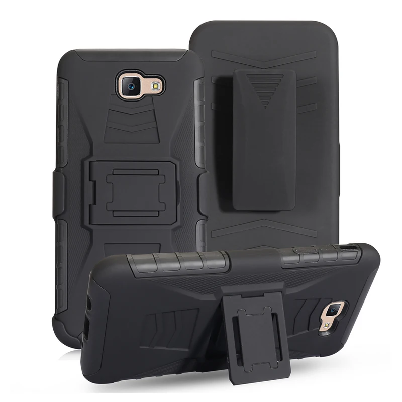 Для Samsung Galaxy A5 A520 A510 A500 Future armor, противоударный чехол из смешанных материалов с застежкой для ношения на поясе кобура Подставка комбинированный, противоударный чехол