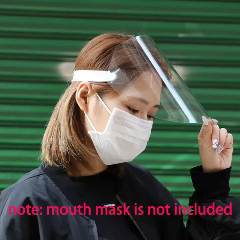 3/5 шт. Новая маска для лица пластиковая защита от doplet полная средство против кашля